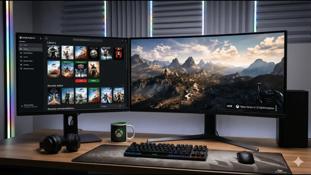 Gaming setup Windows 11 new features 2026 update screen