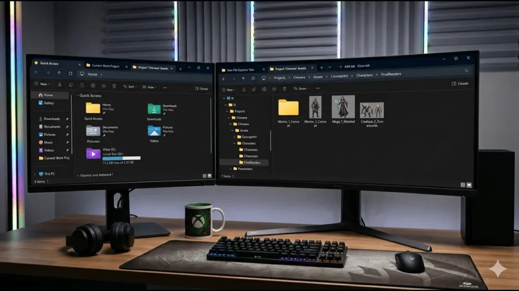 New File Explorer tabs Windows 11 new features 2026 update screen