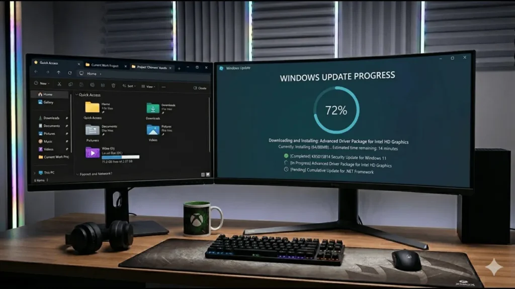 Windows Update screen Windows 11 new features 2026 update screen
