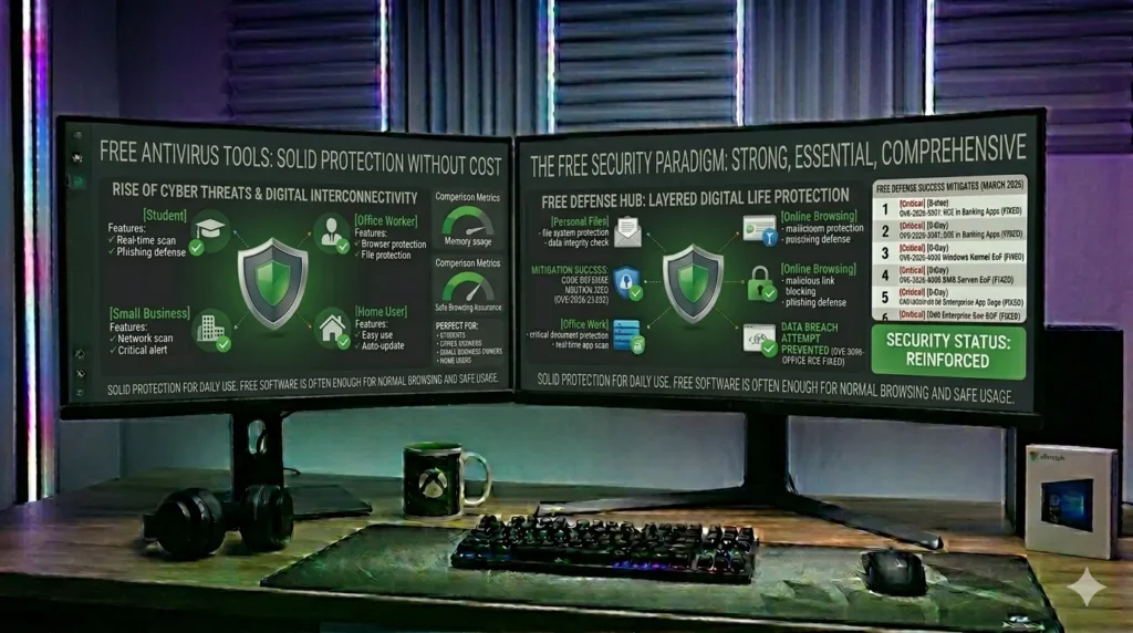 antivirus companies offer free versions